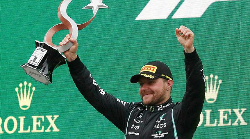 Formula 1 Türkiye Grand Prix'te kazanan Bottas!