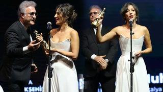 Altın Portakal ödüllü oyuncu Nihal Yalçın'dan Tamer Karadağlı taklidi!