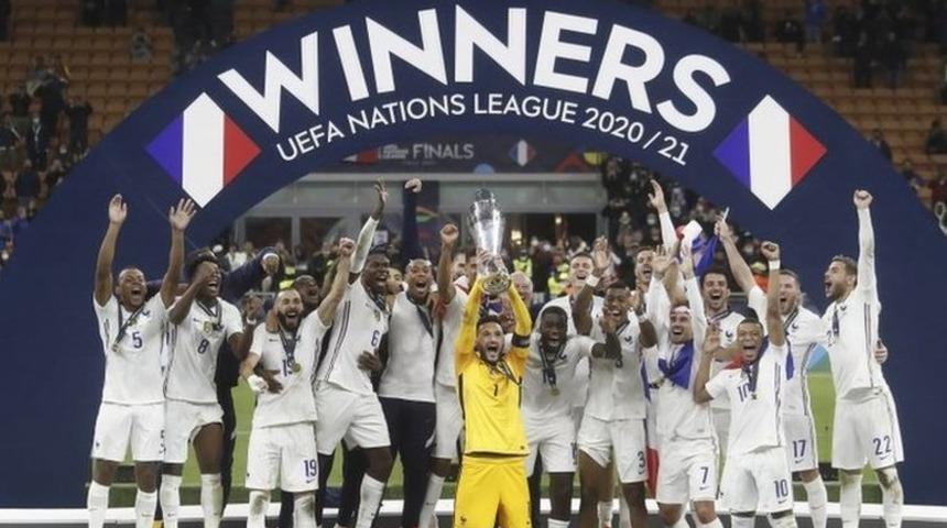 Fransa, UEFA Uluslar Ligi'nde İspanya'yı 2-1 yenerek şampiyon oldu