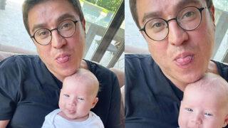 İbrahim Büyükak'tan 'babam ve oğlum' pozu! 