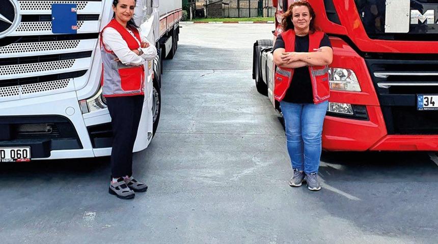 Lojistik firmasının kadın sürücüleri yola çıktı!