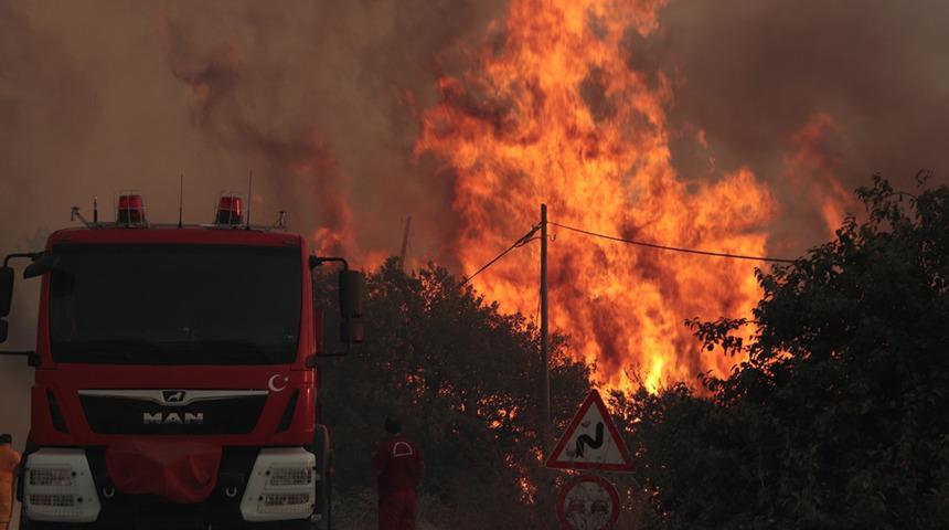 Hatay'da korkutan orman yangını