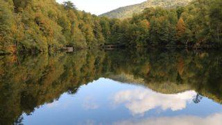 Yedigöller, sonbaharın gelişiyle kartpostallık görüntüler oluşturdu