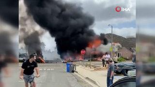 ABD'de uçak kazası! Yerleşim yerine düştü