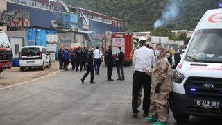 GÜNCELLEME 2 - Bursa'da kimya fabrikasında meydana gelen patlamada 1 işçi öldü, 6 işçi yaralandı