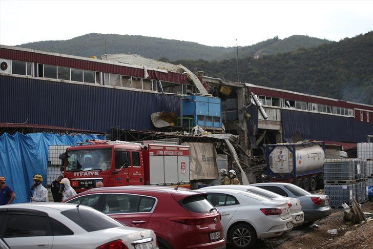 GÜNCELLEME 2 - Bursa'da kimya fabrikasında meydana gelen patlamada 1 işçi öldü, 6 işçi yaralandı G5