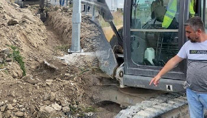 Ankara'da yol çalışmasında insan kemikleri bulundu