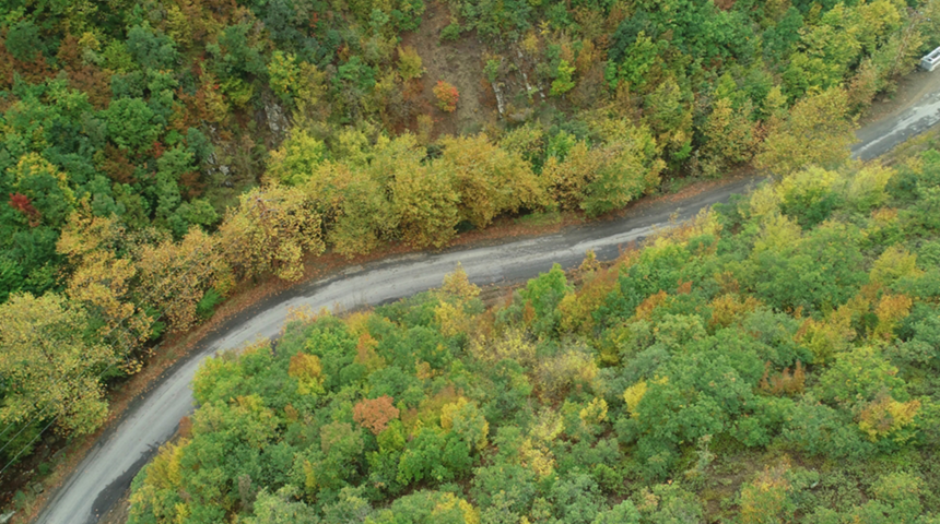 Sonbaharın her tonuna ev sahipliği yapıyor! Ganos Dağı eteklerindeki ormanlar renkleriyle mest etti