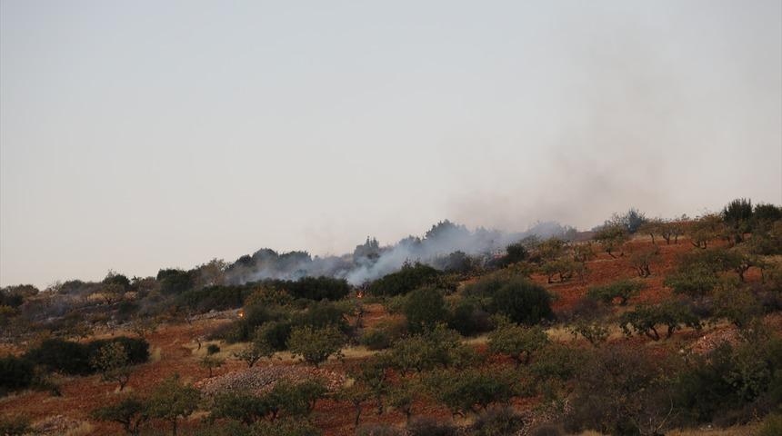 Gaziantep'te makilik alanda çıkan yangın kısmen kontrol altına alındı