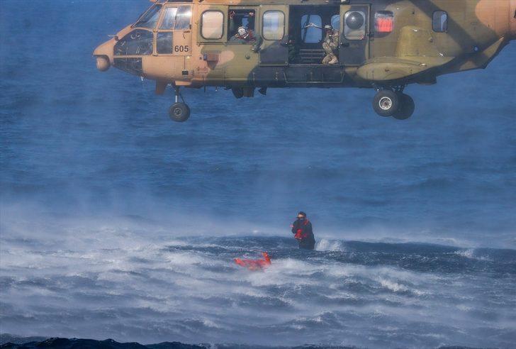 Anadolu Yıldızı 2021 Müşterek Arama Kurtarma Tatbikatı'nın Ege Denizi'ndeki kısmı tamamlandı G1