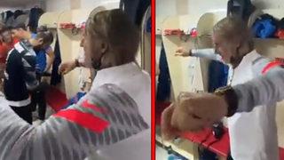 Galatasaray'ın eski hocası Riekerink'ten ilginç kutlama