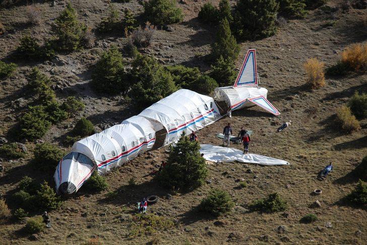 Konya'da uçak kazası tatbikatı gerçeğini aratmadı G3
