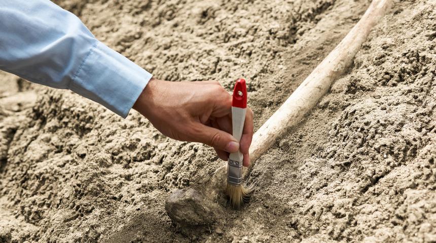 Otopark &ccedil;alışması sırasında tarihi eser bulundu  