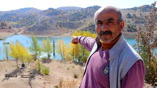 Baraj çekildi, sulara gömülen köy 12 yıl sonra ortaya çıktı