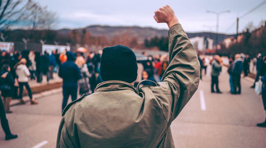 ABD'li askerlere protesto