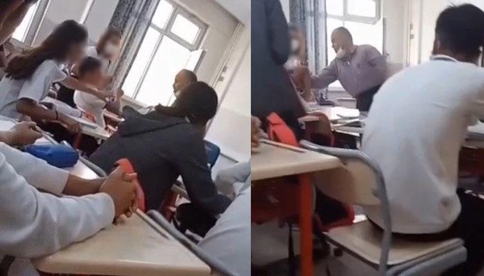 Sınıfta öğrencisine şiddet uygulayan öğretmen açığa alınmıştı! Görüntüler ortaya çıktı