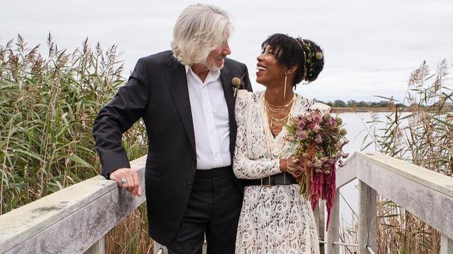 Pink Floyd'un solisti George Roger Waters beşinci kez evlendi 