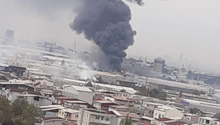 Bursa'da fabrikada yangın! Dumanlar kentin birçok noktasından görüldü