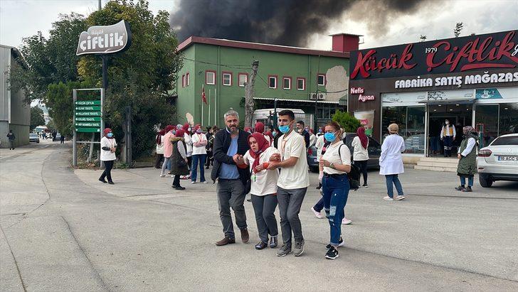 GÜNCELLEME 2 - Bursa'da fabrikada çıkan yangın kontrol altına alındı G2