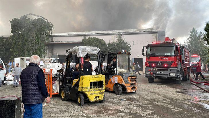 GÜNCELLEME 2 - Bursa'da fabrikada çıkan yangın kontrol altına alındı G3