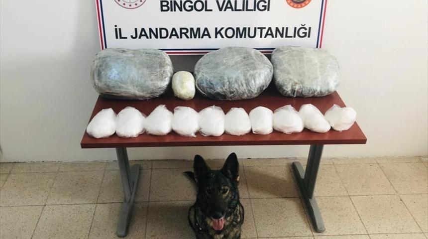 Bingöl'de uyuşturucu operasyonunda 6 zanlı yakalandı