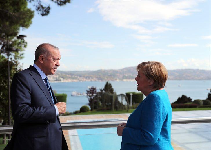 Merkel'den Cumhurbaşkanı Erdoğan'a veda ziyareti G5