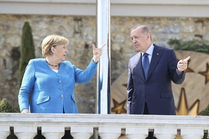 Merkel'den Cumhurbaşkanı Erdoğan'a veda ziyareti G4
