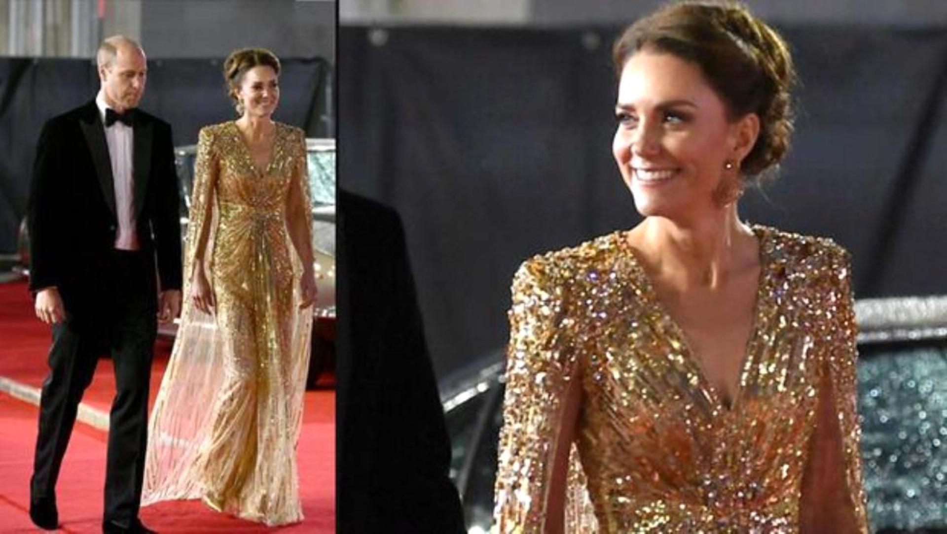 Kate Middleton'ın büyüleyici elbisesine aşık olanlara taşlı elbise modelleri