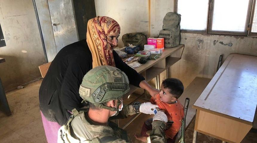 MSB'den Barış Pınarı bölgesindeki ihtiyaç sahiplerine yardım