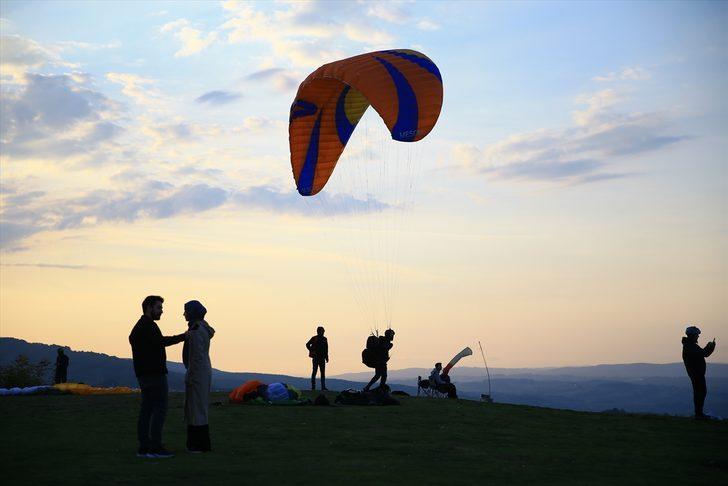 Sakarya'da yamaç paraşütçülerinin gözde adresi: Kırantepe G3