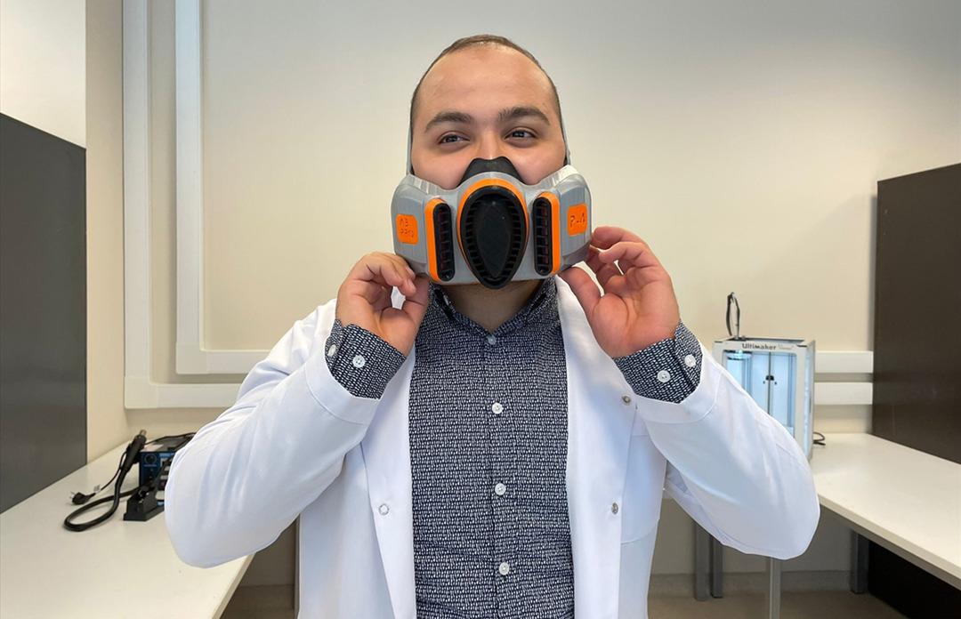 "Akıllı maske" tasarladılar! Alınan ve verilen hava birbirine karışmıyor