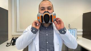 Akıllı maske tasarladılar! Alınan ve verilen hava birbirine karışmıyor