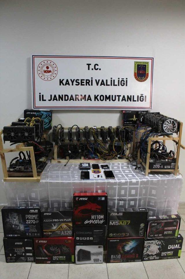Kayseri'de jandarmanın kripto para operasyonunda 1 kişi yakalandı