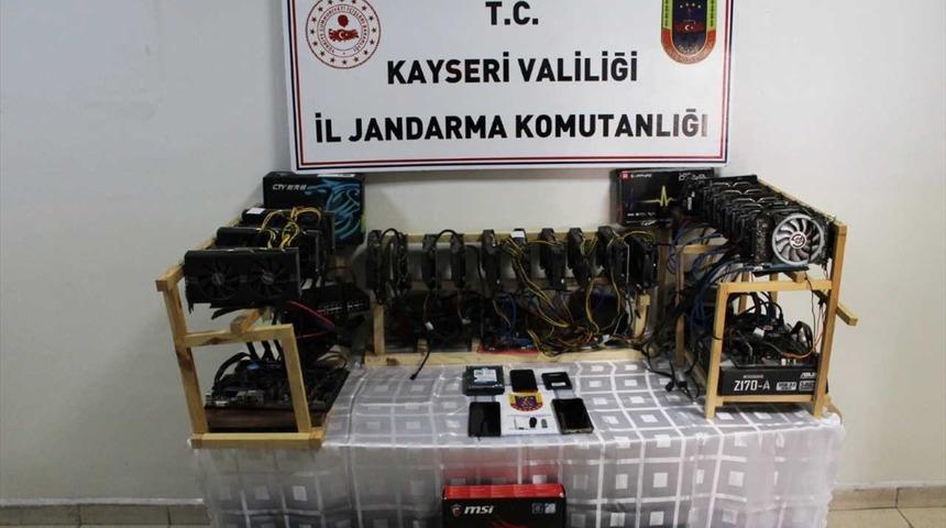 Kayseri'de jandarmanın kripto para operasyonunda 1 kişi yakalandı