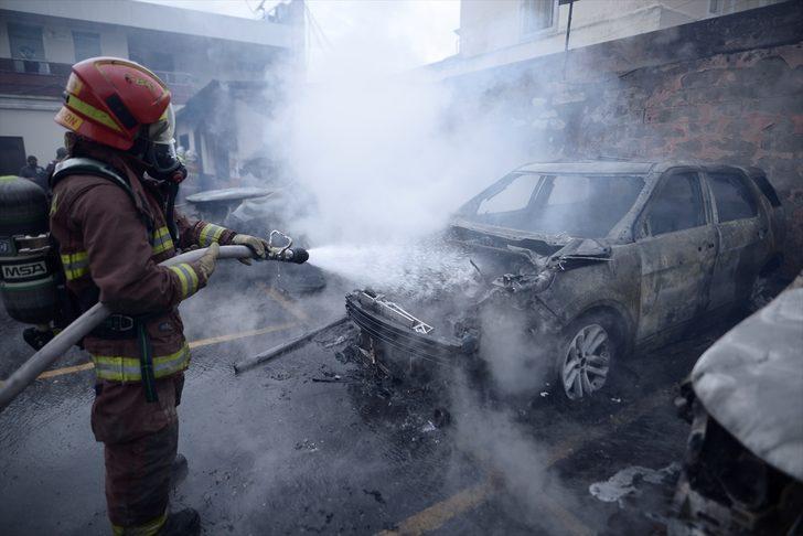 Guatemala'da isyan! Emekli askerler her şeyi ateşe verdi G5