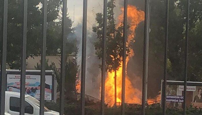 Son Dakika: Ankara'da MTA yerleşkesindeki doğal gaz vanasında art arda patlama