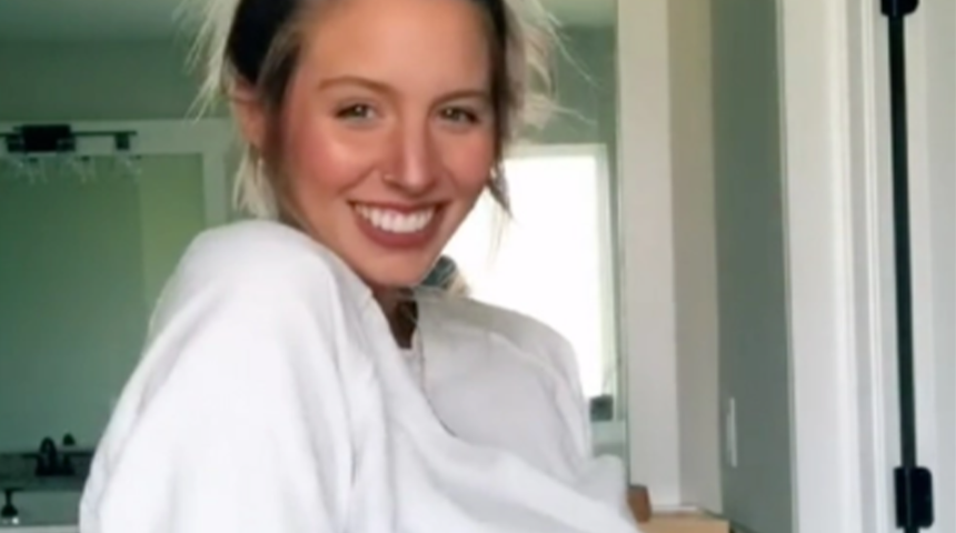 Hamileliği boyunca karnını sır gibi sakladı! Görenler büyük bir şaşkınlık yaşadı