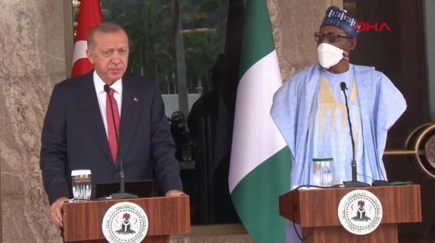 Cumhurbaşkanı Erdoğan'dan Nijerya'da &ouml;nemli mesajlar