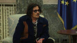 Johnny Depp 'Puffins' animasyon dizisinin tanıtımı için Sırbistan'a gitti
