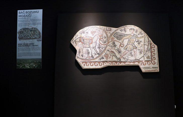 Hatay'daki "Bağ Bozumu Mozaiği" görücüye çıkmaya hazır G1