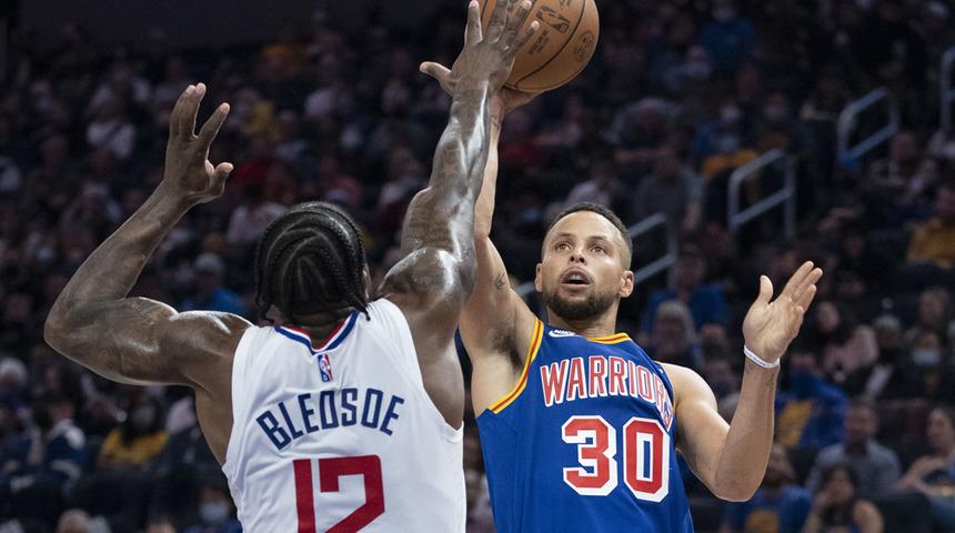 Steph Curry'den Clippers'a karşı 45 sayı!