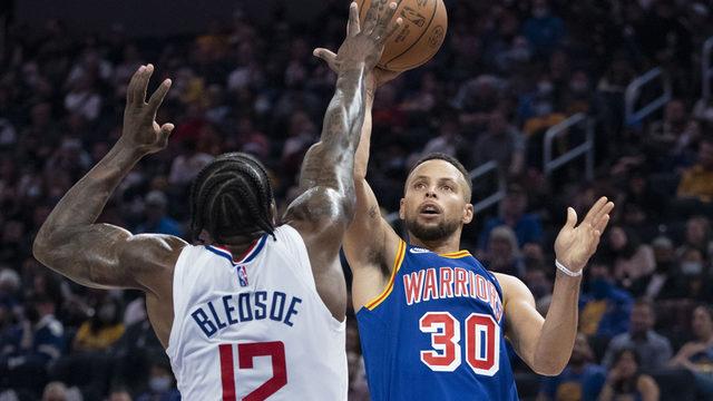 Steph Curry'den Clippers'a karşı 45 sayı!