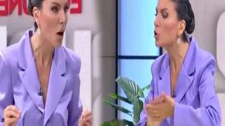 Ece Üner'in canlı yayında çıldırdığı anlar! Bağırmaya başladı