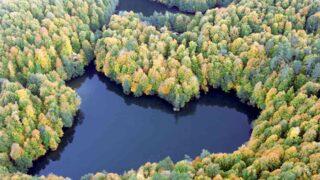 Yedigöller’de sonbahar güzelliği mest etti! Kartpostallık görüntüler ortaya çıktı