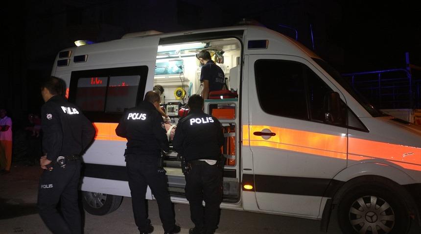 Adana'da inşaatta merdiven boşluğundan düşen kişi yaralandı