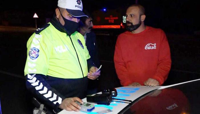 Kaza yapan ehliyetsiz ve alkollü sürücü ile polis arasında ilginç diyalog