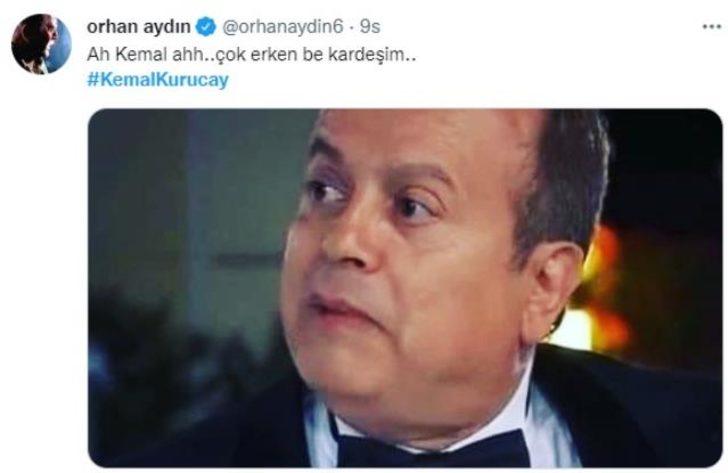 Usta oyuncu Kemal Kuruçay'ın ani ölümü sanat dünyasını yasa boğdu  G3