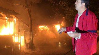 Yanan çiftlik evindeki kulübede 70 bin TL'sini aradı