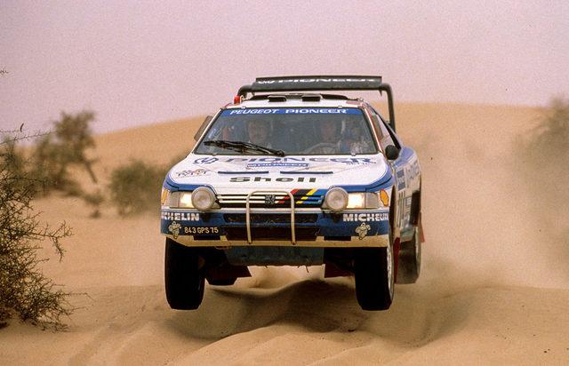 Ari Vatanen (Fin) - Bruno Berglund  Peugeot 405T16 Grand Raid -Paris Dakar Rallisi 1988
