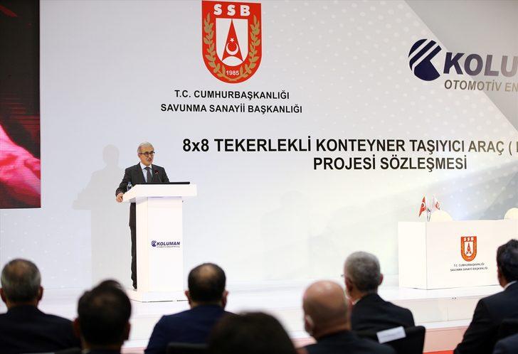 8x8 Tekerlekli Konteyner Taşıyıcı Araç Projesi imza töreni G3